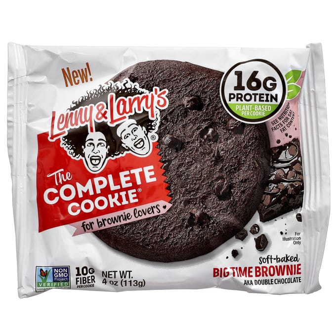 Lenny & Larry'S, The Complete Cookie®, Big Time Brownies, 12 Stuks, 113G (4 Oz) Elk