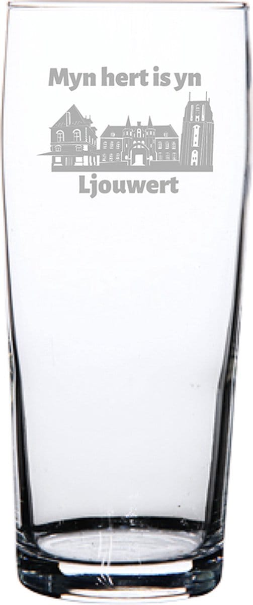Gegraveerde bierfluitje 19cl Ljouwert