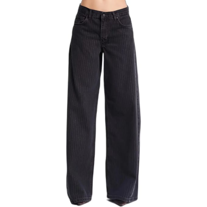 It's Basic - Wide Mid Rise Jeans