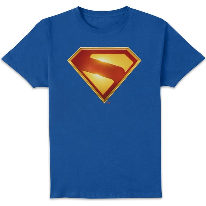 DC Comics Superman 3D Superman Logo Unisex T-Shirt - Blue - M