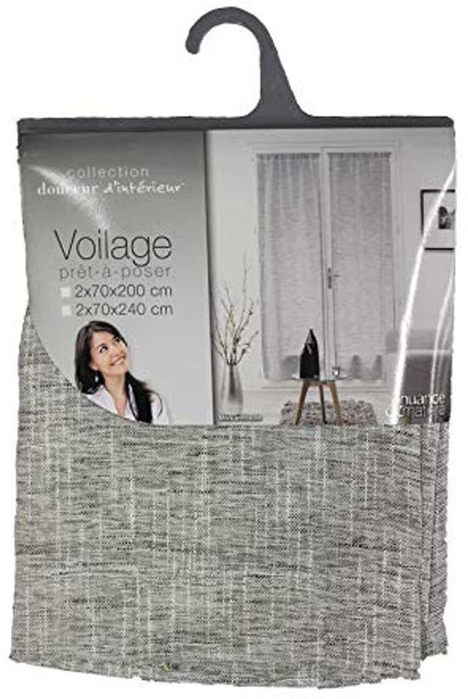 Gordijnroede Beugels - Antraciet - 2 Stuks van 70 x 240 cm
