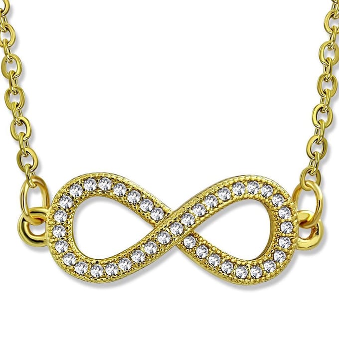 Amanto Ketting Donia - 316L Staal - Infinity - 9x25mm - 45cm