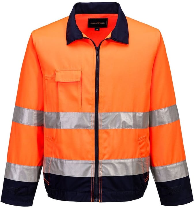 Portwest Madrid Hi-Vis Jack TX70 - Oranje/Marine - XL