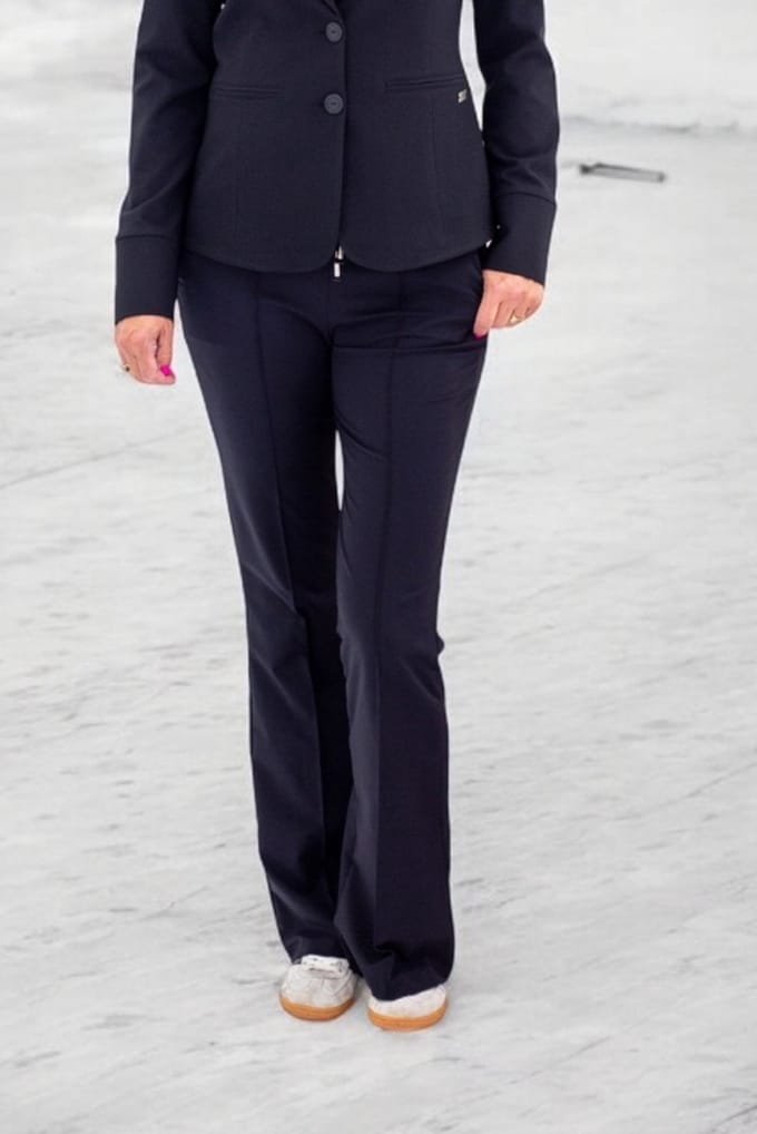 TQ Amsterdam Broek Tamara Basic Travel 00tq086a Black Dames Maat - M