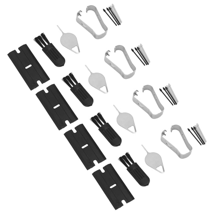 4 Sets Styluspunten voor Galaxy Tab S9 S9+Plus S9 Ultra S9 FE Soepele Stylus Vervangingspunten Zwart veelkleurig
