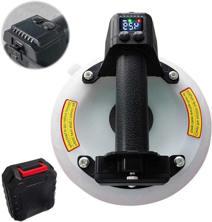 Solidchoice - Elektrische Vacuum Lifter 200kg met USB-C Oplader