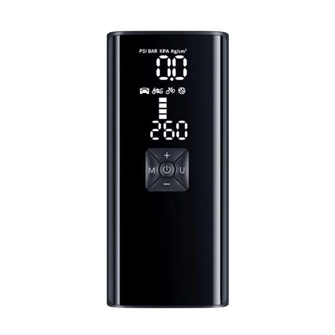 Pompe de gonflage portable 6000 mAh Utilisations gonflables multiples Convient pour le transport en extérieur noir