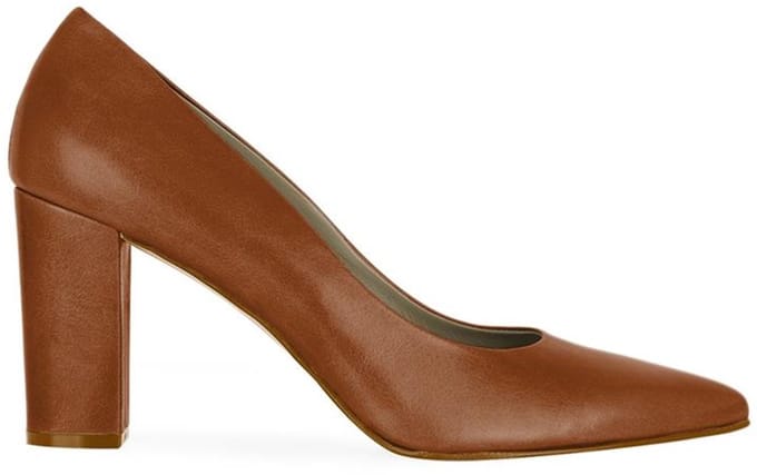 Noë Shoes Nirma Pump Mid Brown