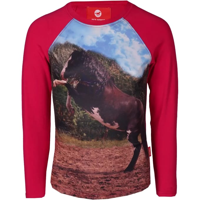 Horka - Pixel - Long Sleeved T-Shirt - Lipstick - Maat 116