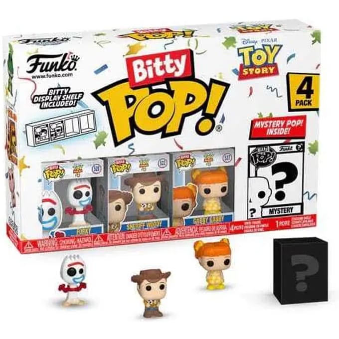 Vinyl figuur Funko Toy Story Bitty POP! Forky (x4)