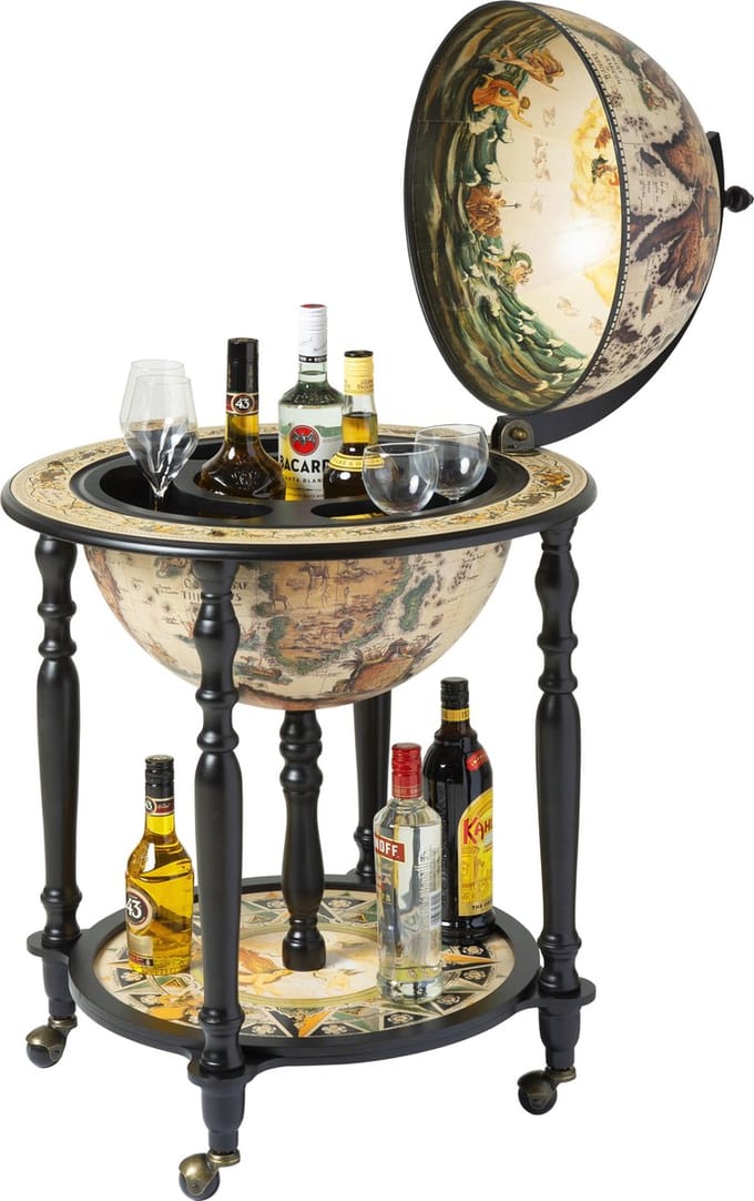 Brulo - Wereldbol - Globe - Globebar - Lorentz - 45 cm diameter