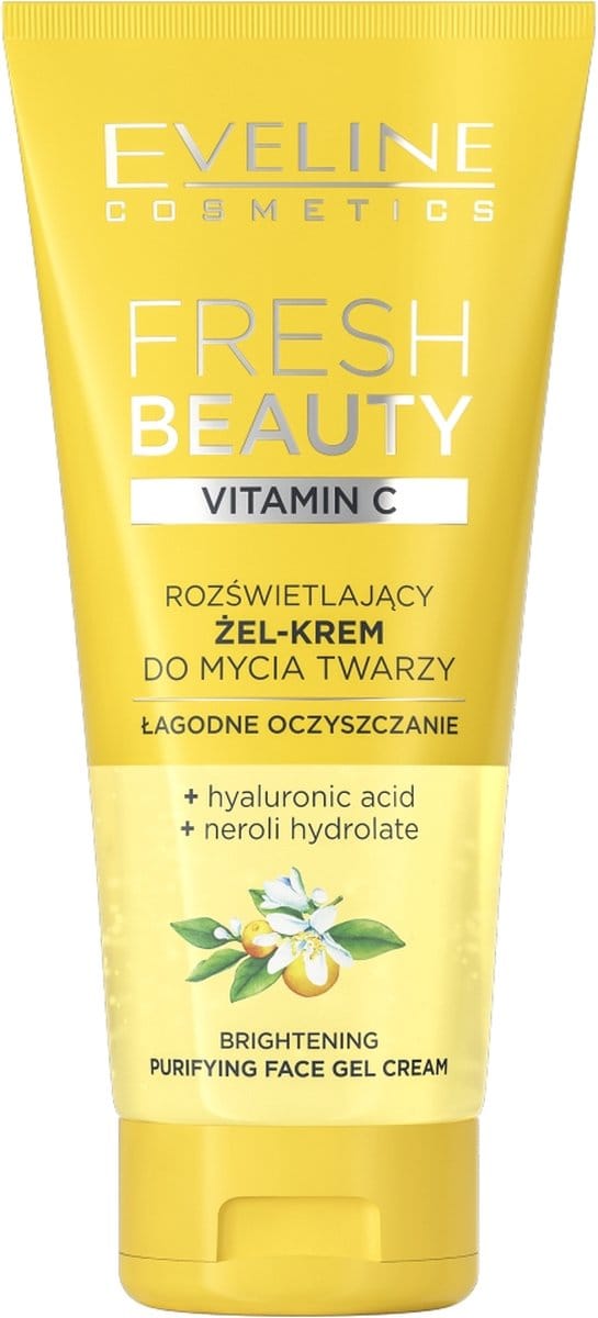 Fresh Beauty verhelderende gel-crème face wash met vitamine C 150ml