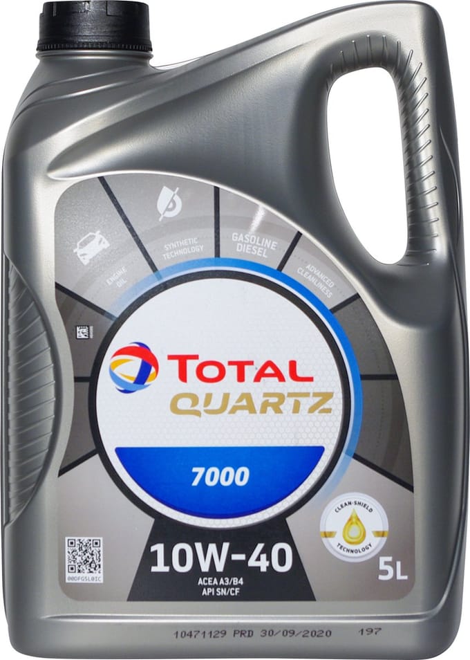 Motorolie Total Quartz 7000 ENERGY 10W-40 5 Liter
