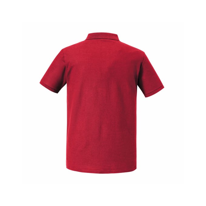 Russell Heren Authentiek Piqué Poloshirt (Klassiek rood)
