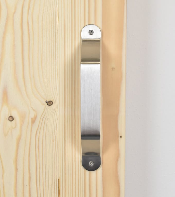 Barnwoodweb deurgreep Denver rvs 32x228 mm