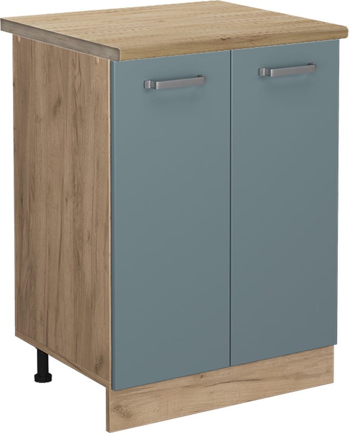 Vicco R-Line Keukenonderkast – 60 cm, WB Eik Blauw-grijs