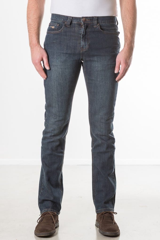 New Star - Jacksonville - Heren Regular-fit Jeans - Dark Used