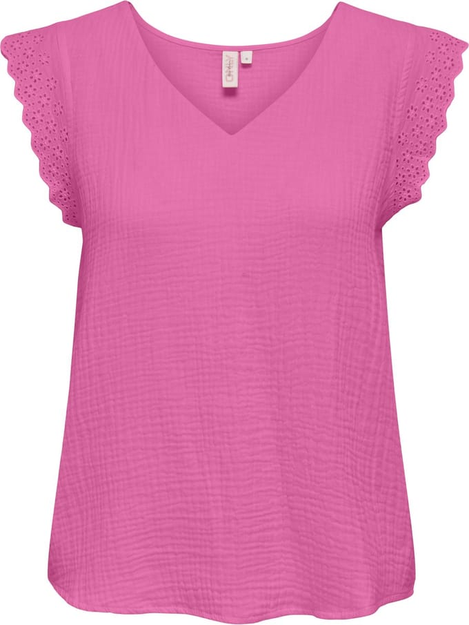 ONLY CARMAKOMA - CARTHYRA LIFE SL MIX TOP WVN - Dames - Blouses