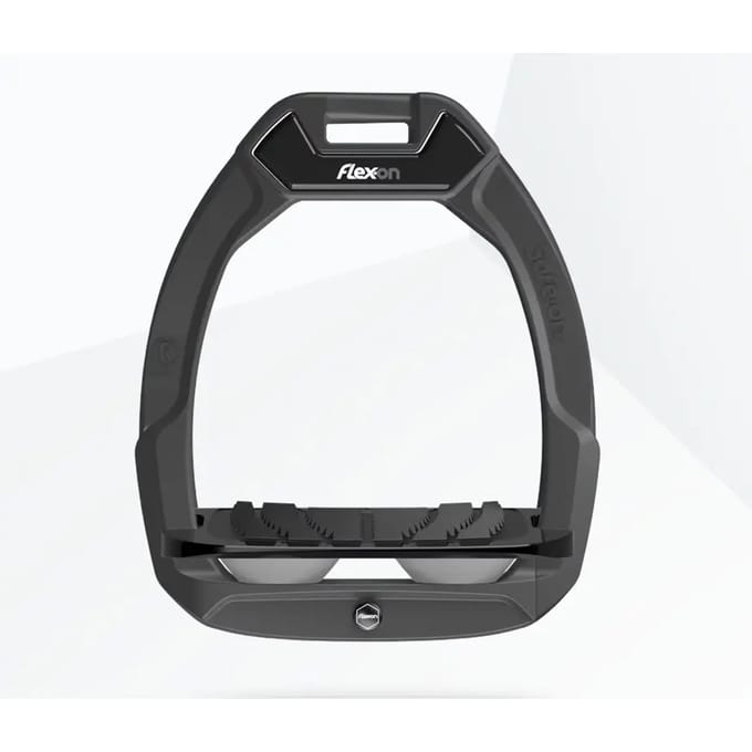 Veiligheidssportzweep Beugel Ingelijnd Grip Antraciet/Zwart/Grijs Flex-On Safe-On