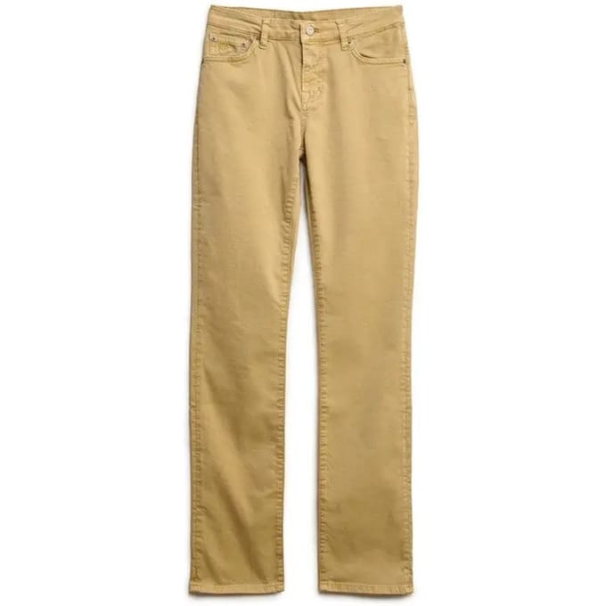 Slim satijnen hoog taille broek voor dames Superdry