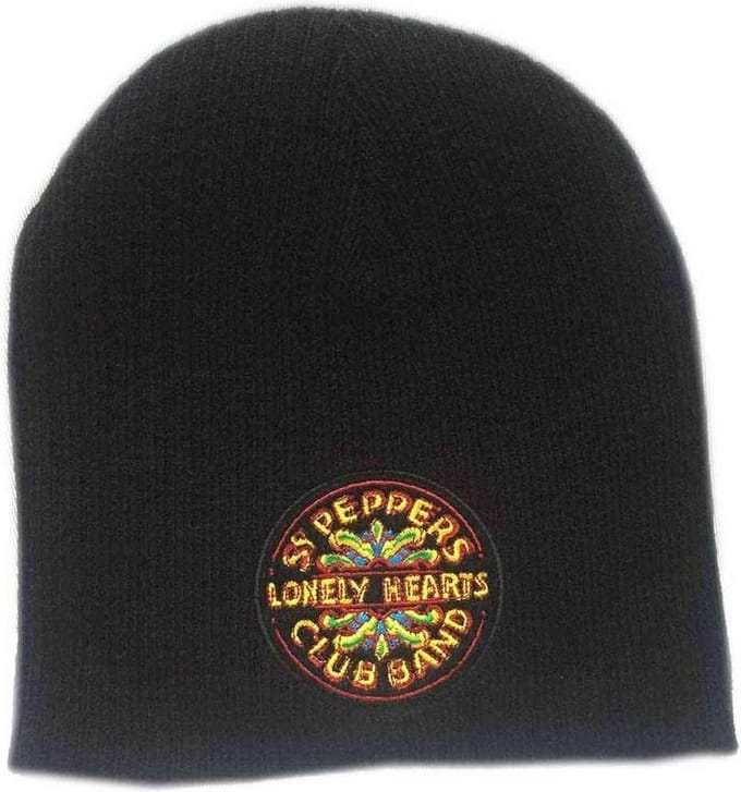 The Beatles - Sgt. Pepper Beanie Muts - Zwart