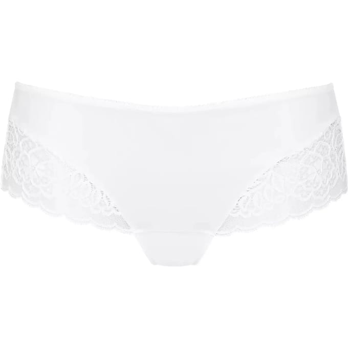Slip met contrastgarnering, model 'Amourette'