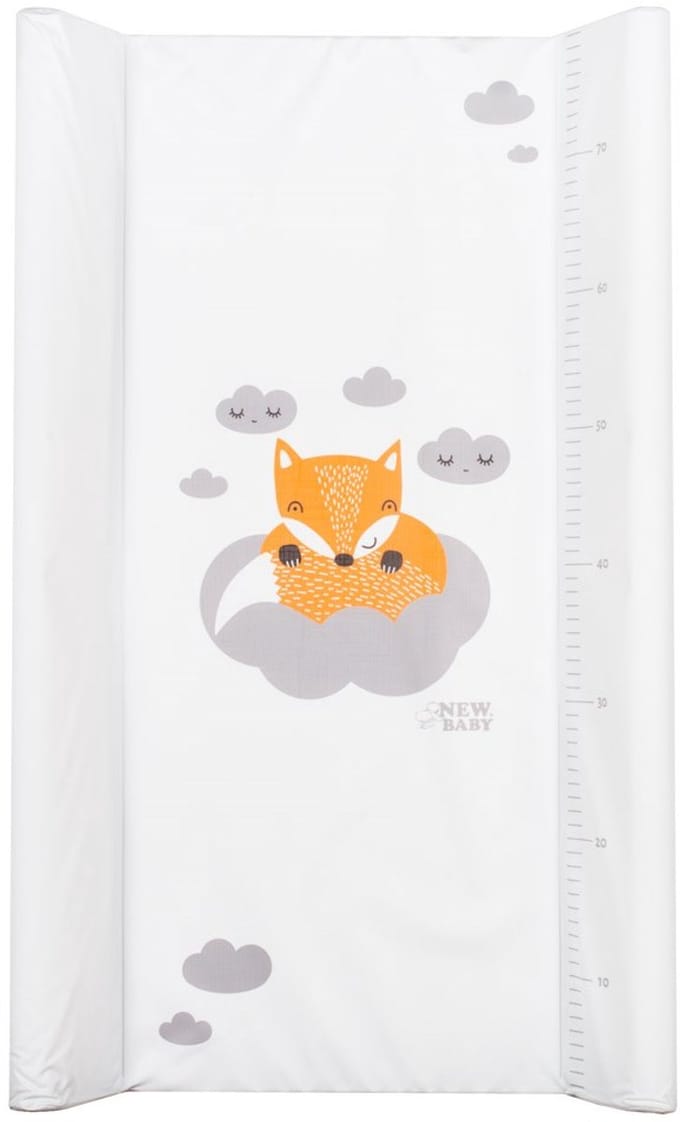 New Baby Fox aankleedkussen 50x80 cm wit - Verschoonmat