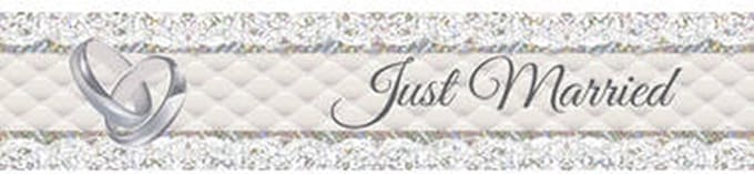Folat - Foliebanner Just Married