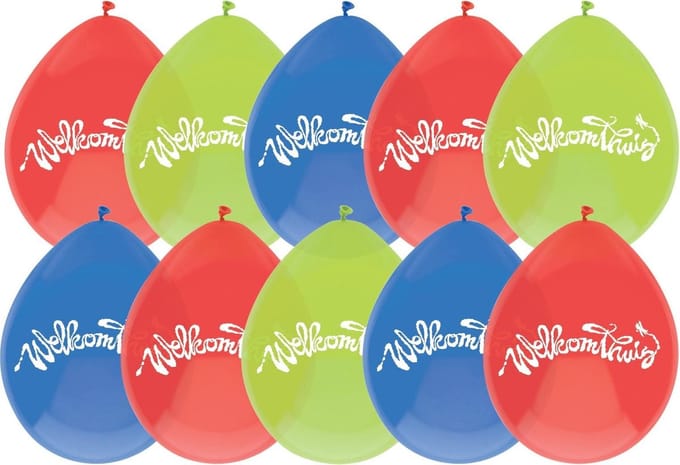 Ballonnen Welkom Thuis (10 stuks)