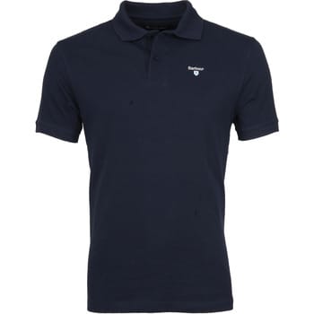 Barbour Basic Polo Donkerblauw - Maat S - Heren