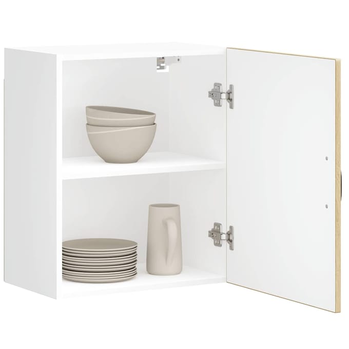 vidaXL - Keuken - Wandkasten - 2 - stuks - "Lucca" - Sonoma - Eiken - Geperst - Hout