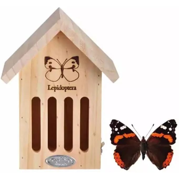 Esschert Design Vlinderkast Silhouet 16,9x 12,2x22,9cm