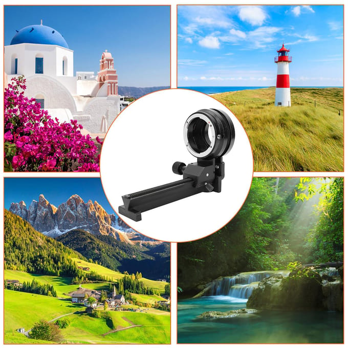 Macro Close Up Balg voor Nikon F Mount Lens D2Xs D2Hs D2X D2H D1X D1H D1 D7100 black