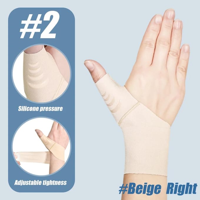 1 pièce de support de pouce élastique couche de support manchon de compression de pouce souple protecteur de douleur One Size