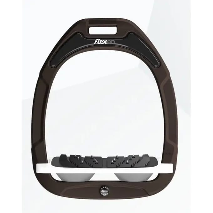 Ultra Grip Inclinatie Scheenbeschermers Bruin/Wit/Grijs Flex-On Green Composite