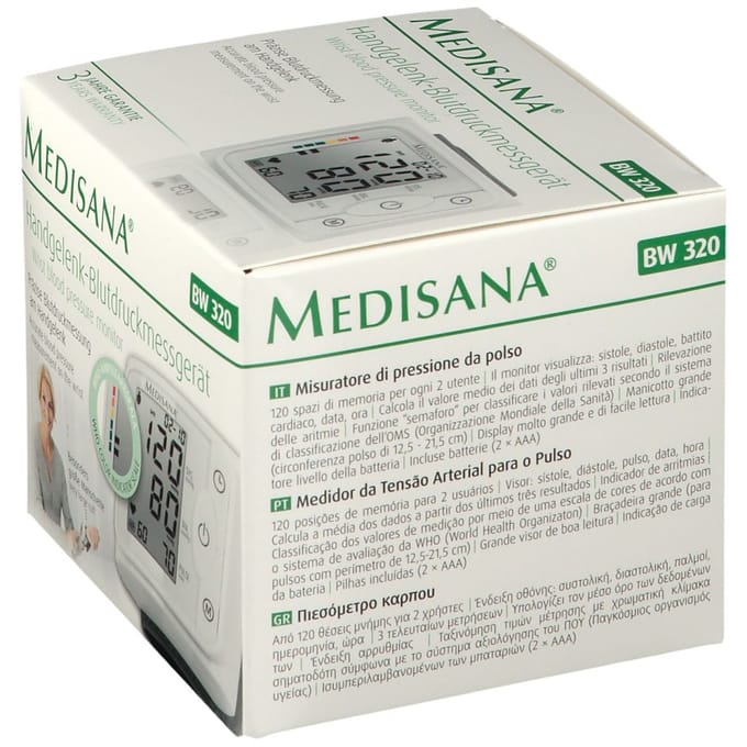 medisana BW 320 - Polsbloeddrukmeter
