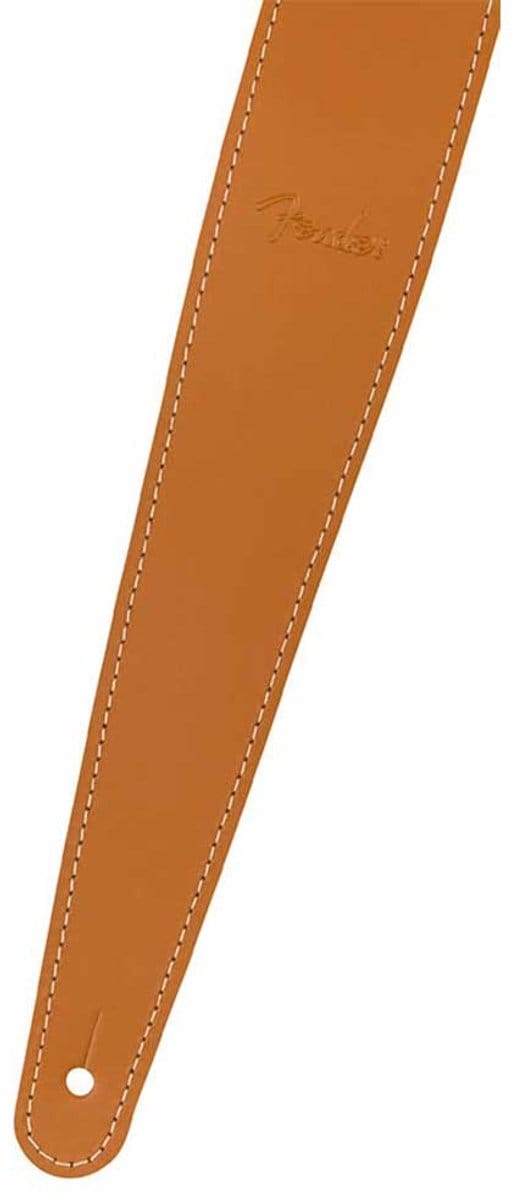 Fender Essentials Lederen Gitaarband Lichtbruin 0990642120