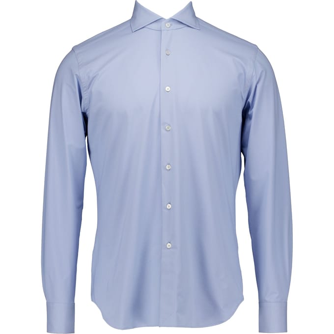 Xacus Active Shirt Lange Mouw Overhemden Blauw Act520ml/11460