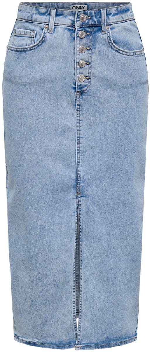 ONLY Denim rok ONLSILJA Midi-rok