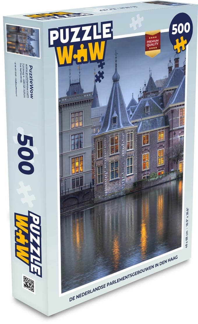 Puzzel Den Haag - Torentje - Binnenhof - Legpuzzel - Puzzel 500 stukjes