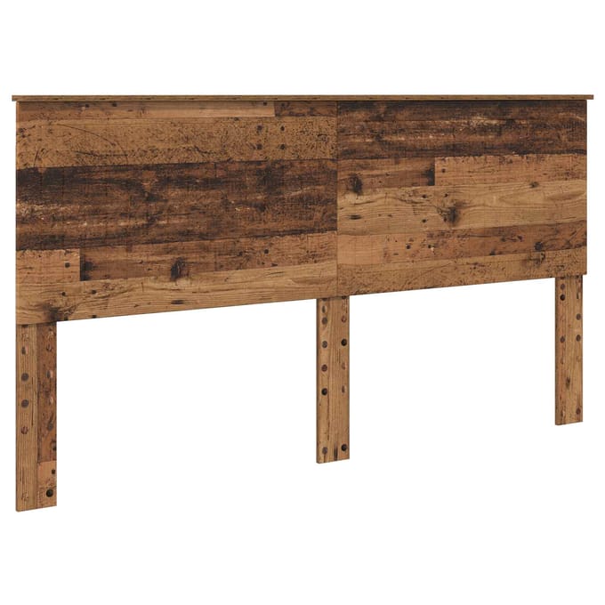 vidaXL Hoofdbord Oud Hout Bewerkt hout