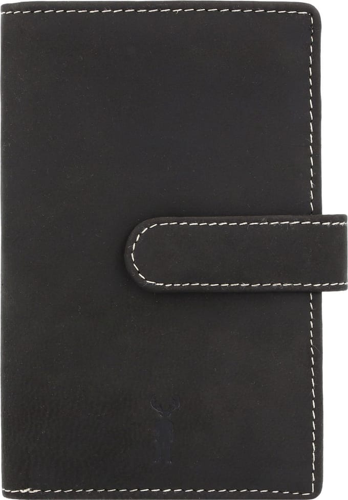 Jack Kinsky Baltimore 818 Portemonnee RFID Leer 15 cm - Jongens - Staand formaat - anthrazit
