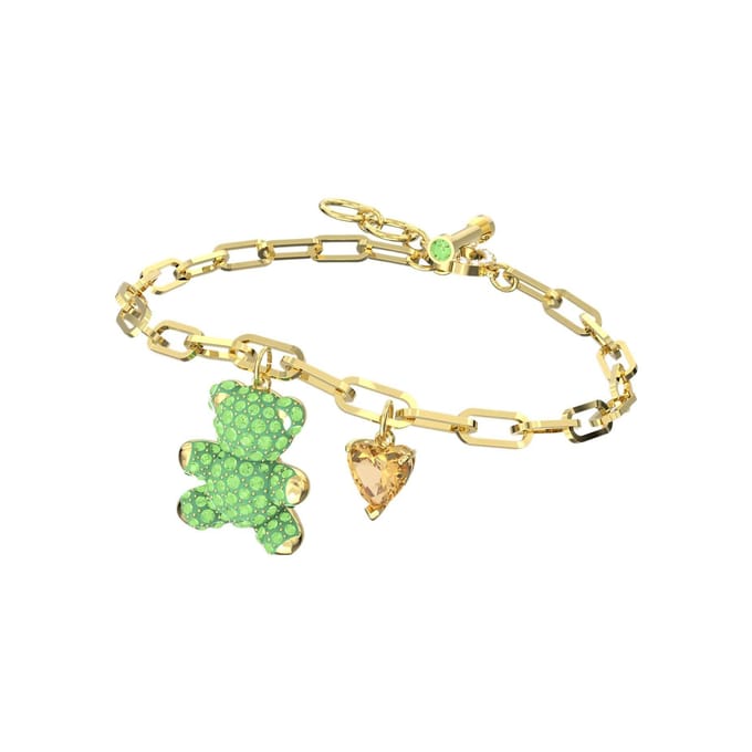 Swarovski Teddybeer Armband Damesarmband Groen 5642977 Box (Random Color) beige