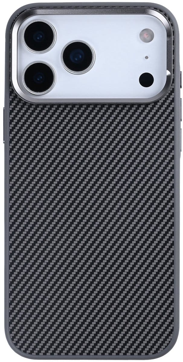 Rixus Mag Carbon With MagSafe For Apple iPhone 17 Pro Max Titanium Grey