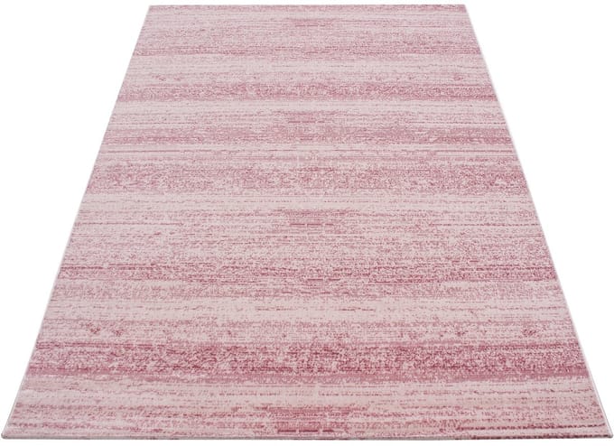 Modern laagpolig vloerkleed Plus - roze 8000 - 160x230 cm