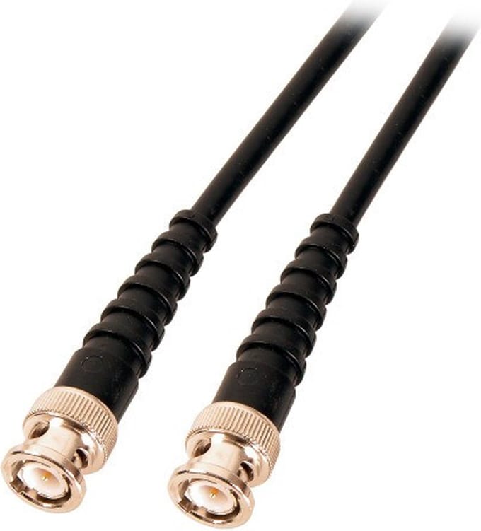 EFB Elektronik K8300.5 coax-kabel RG58 5 meter BNC Zwart