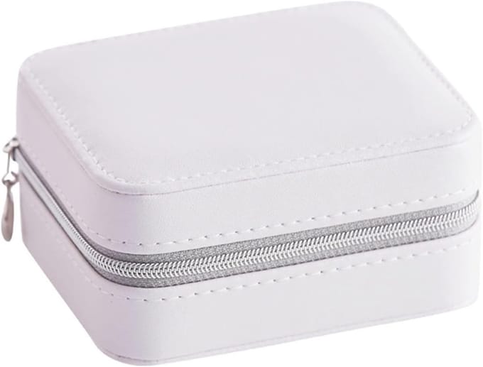 Sieradenkistje - Reis organizer - Sieraden opbergen - Met spiegel - 11 cm - A
