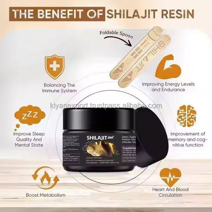 Shilajit Hars - Puur - 30g - Biologisch - Herkomst Himalaya - Energie & Vitaliteit