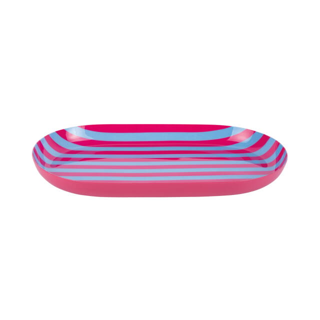 Present Time - Dienblad Animado Oval Small - Roze - 25x15x2,5 cm