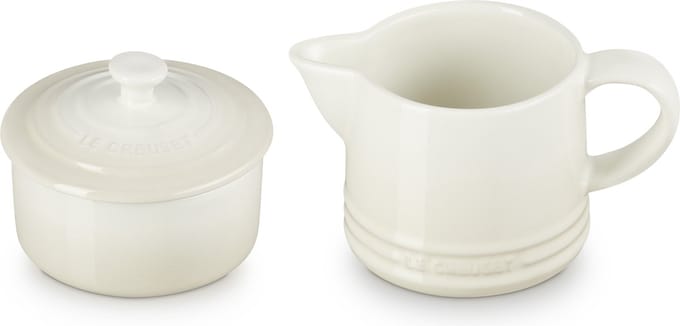 Le Creuset Suiker- en Melkset Meringue